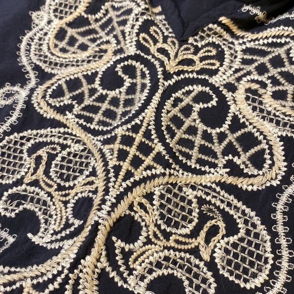 Embroidered Tunic Boho Blouse - Picture 3 of 8